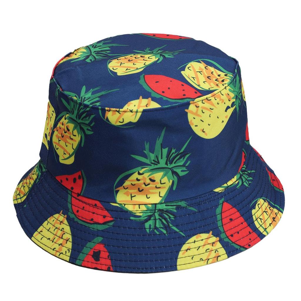 2026 Lemon Pattern Reversible Bucket Hat for Men & Women – Summer Sun Protection