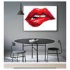 Lippen-Drucke, HD-Bild, Leinwand-Malerei, Wandkunst, Bilder für Wohnzimmer, Heimdekoration, ohne Rahmen, nordisches Poster, einfach, sexy, Rot