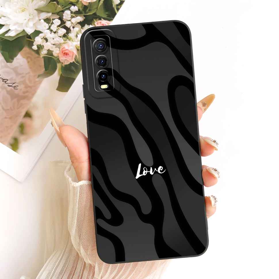 For vivo Y70s 5G Case Luxurious Flower Cartoon Silicone Back Cover For Vivo Y 70s Y51s Y51S V2002A Shockproof Phone Cases Fundas
