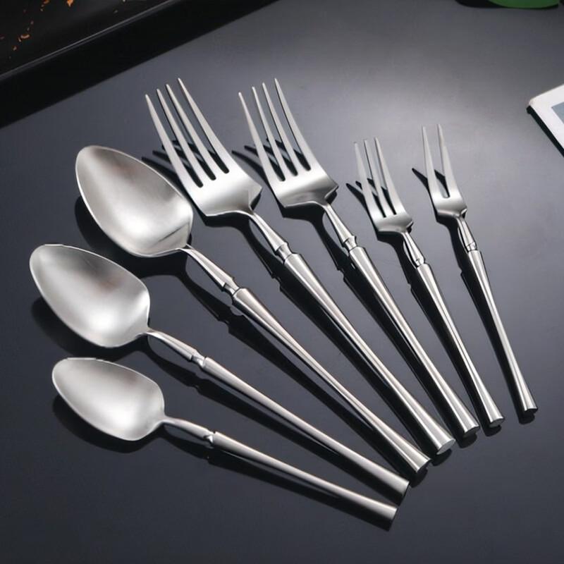 Abay Slim Waist 304 Stainless Steel Tea Fork Set