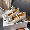 2024 women Autumn New Style Luxury Rhinestone Brand Design Female Mary Jane Shoes Elegant Banquet Party Women High Heels Zapatos