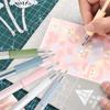 6pcs Kawaii Art Utility Knife Pen Paper Cutting Carving Tools DIY Craft Supplies