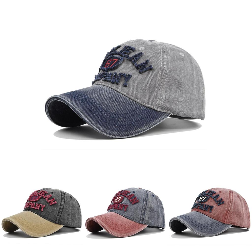 Duck Tongue Hat 67 Letter Threedimensional Embroidered Baseball Cap Breathable