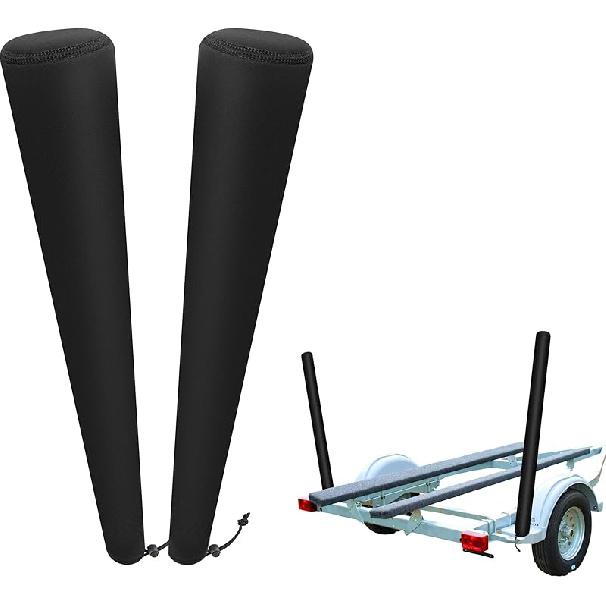DECOHS 48 Inch Boat Trailer Guide Pole Cover- Neoprene Boat Trailer Guide Protective Cover- Heavy Duty Marine Trailer Guide Poles Cover for Jet Ski 36 Inch