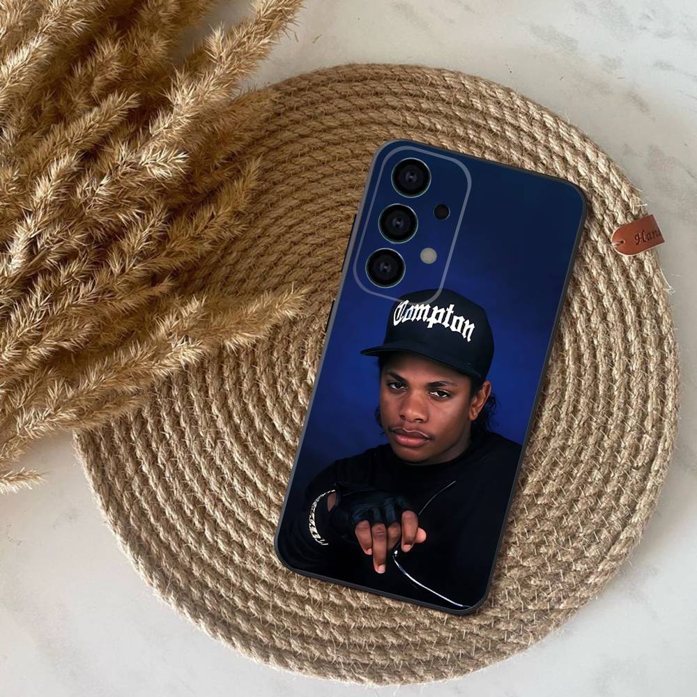 Rapper E-Eazy E Phone Case For Samsung S25,S24,S21,S22,S23,S30,Ultra,S20,Plus,Fe,Lite,Note,10,9,5G Black Cover