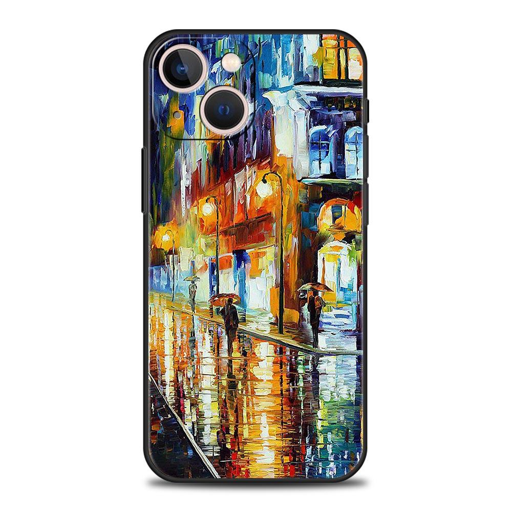Van Gogh Oil Painting Phone Case For iPhone Apple 14 13 Pro Max 12 11 Mini 7 8 Plus XR XS X SE 2020 Cover Shell Soft Coque Funda
