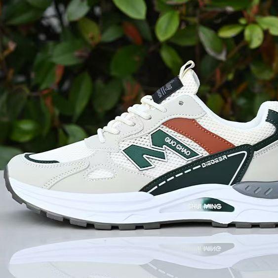 Men Running Shoes Comfortable Thick Soled 2025 Summer Sneakers for Men Wear-resistant Casual Shoes Running Male Sneakers