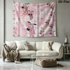 Courage Wall Tapestry Aesthetic Wall Hanging Printed Fabric Blanket Decorative Tapestries for Bedroom Living Room Home Decor