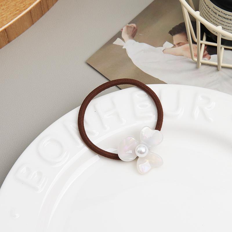 Französische Retro Elegante Acetat Blume Haargummi