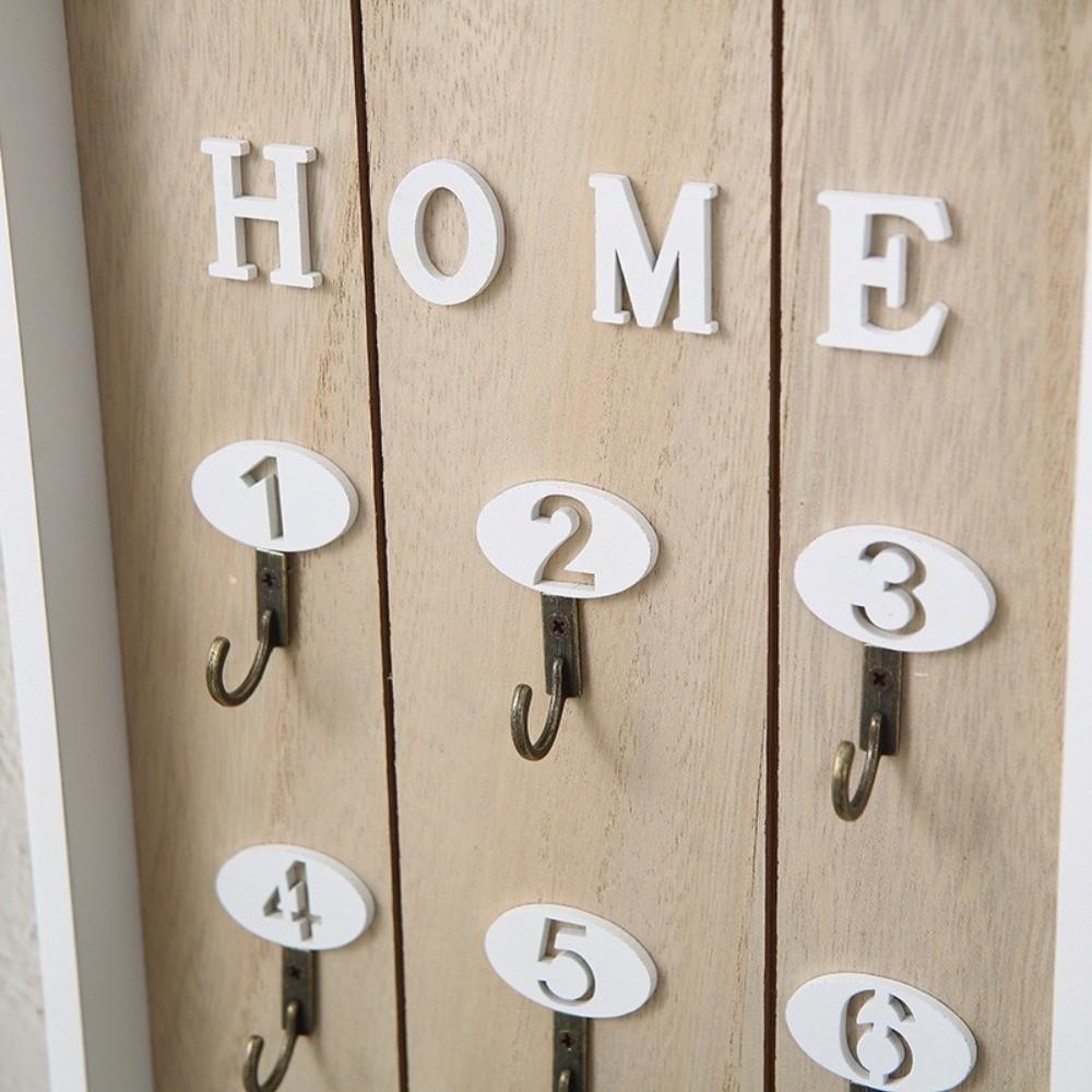 Estantes Rústicos para Guardar Llaves Colgador de Llaves de Pared Armario Moderno Estante para Llaves Decoración de Barra