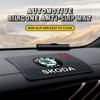 1 Pezzo Ornamento per Auto Tappetino in Silicone Antiscivolo Interno Auto Cruscotto Pad Adesivo per Telefono Per Rapid Fabia Superb KAMIQ Octavia