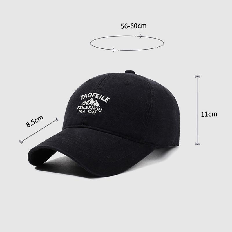 Baseball Cap Women Retro Outdoor Sports Cap Spring Autumn Men's Letter Embroidery Cap