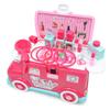 Girls Play House Educational Toys, Simulated Dresser Makeup Toy Set, Multi-Functional Storage Bus