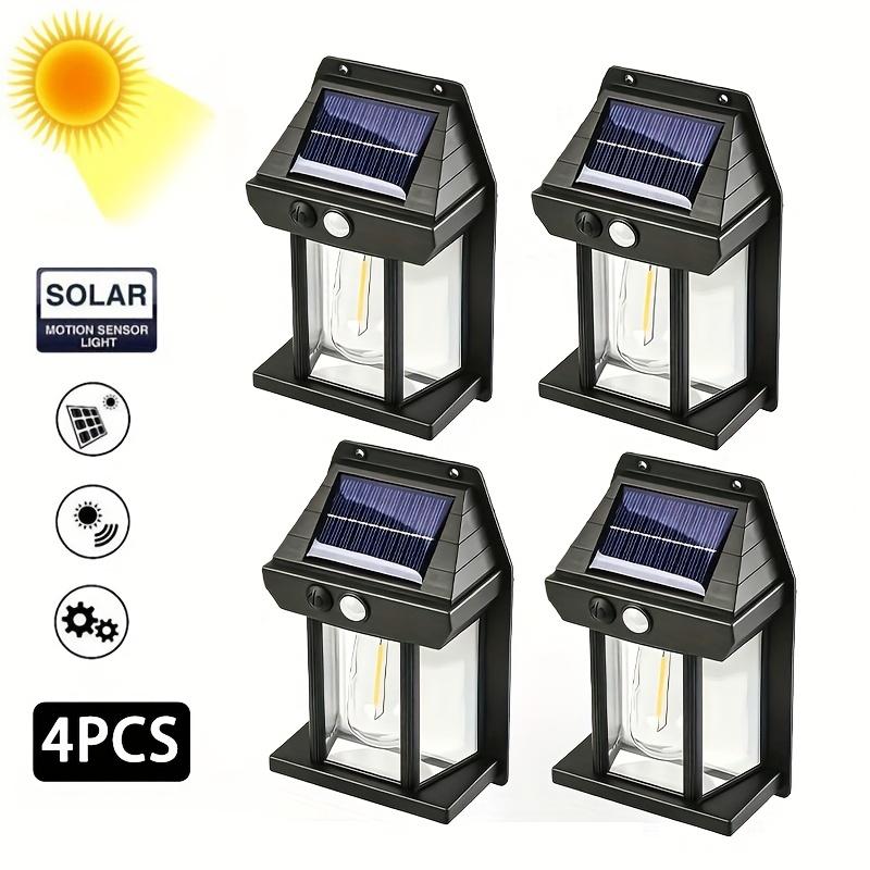 Solar Motion Sensor Outdoor Light, LED Street Light, Semi Embedded Installation, Suitable for Steps, Courtyards, Porches, Front Doors, Sidewalks