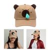 Embroidery Capybara Baseball Caps Breathable Long Brims Hat for Sun Protections Unisex Golf Caps for Adult Unisex