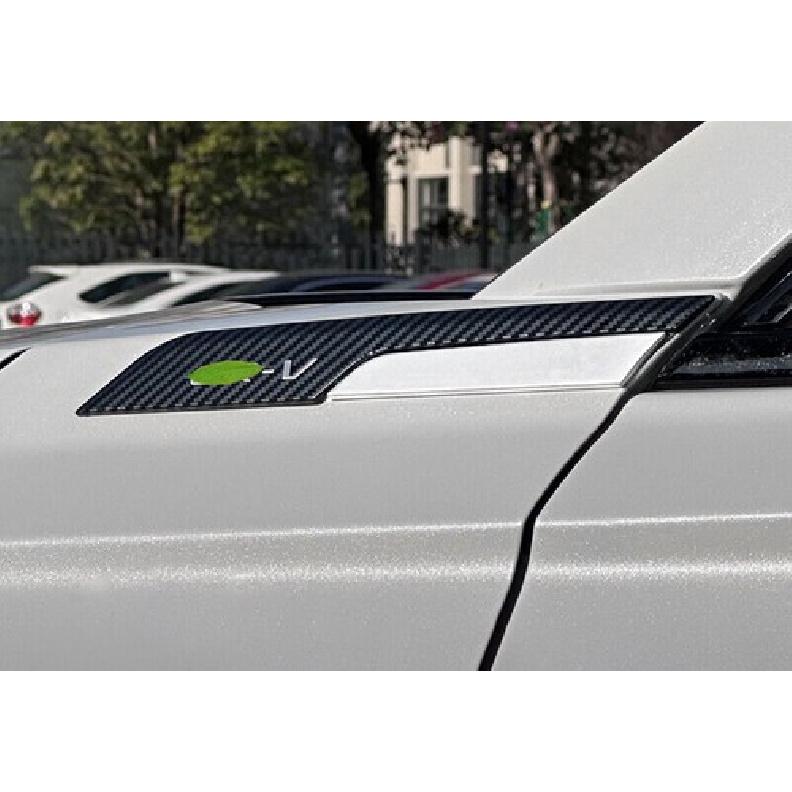 For Honda CR-V CRV 2023 2024 2025 Carbon Fiber Front Door Side Fender Cover Trim