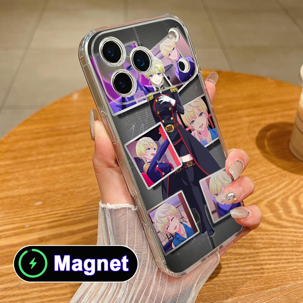 Mato seihei no slave Tenka Izumo Clear Magsafe Mobile Phone Case for iPhone 17 16 15 14 13 12 11 Air Pro Max Plus Mini Colorful