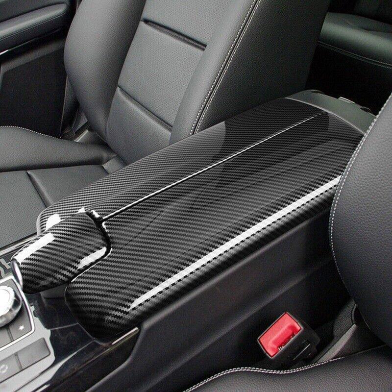 Carbon Fiber Car Armrest Cover Interior Center Console Carbon Fiber Car Armrest Cover Interior Center Console Arm Rest Storage