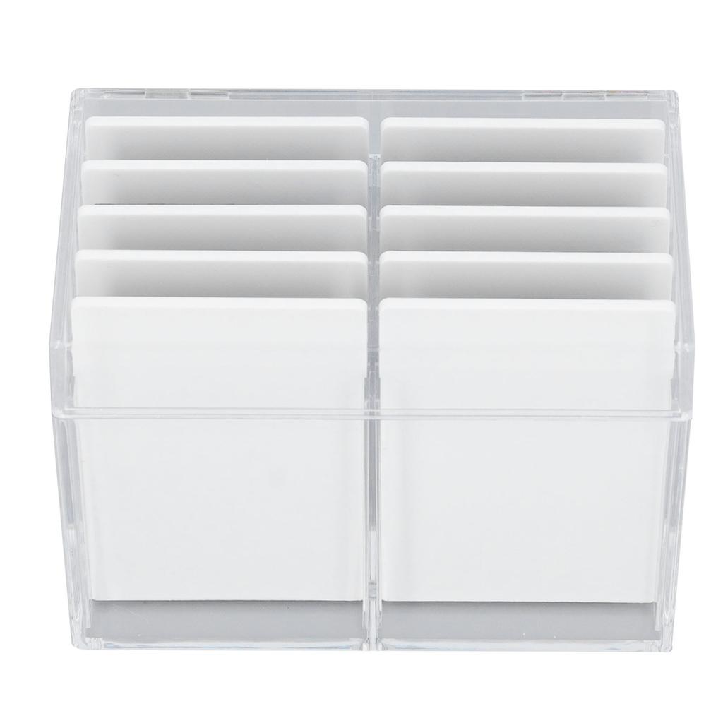 10 Layers Acrylic Eyelash Storage Box with Magnetic Bottom Extension Grafting Tool False Eyelashes Glue Pallet Holder