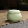 8 Colors Mini Tea Box Glazed Ceramic Jar Storage Boxes Pottery Airtight Coffee Kitchen Food Pots Ointment