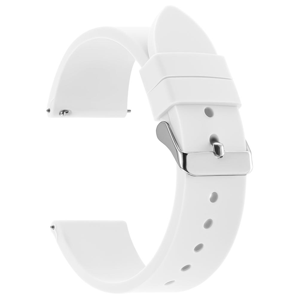 Armband 16mm 18mm 20mm 22mm Schnellverschluss Weiches Silikon Uhrenarmband Universal Gummi Wasserdicht Smartwatch Armband Ersatz