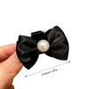Black Bows Hair Clip For Women Stylish Design Comfortable Lightweight Anti Slip Hair Clip for Daily Party Wear