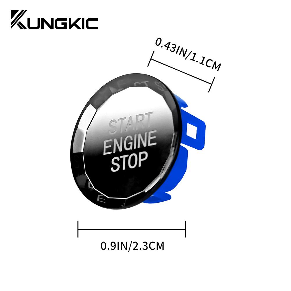 Crystal Engine Start Button Cover Trim for BMW Z4 G29 3 Series G20 X5 G05 X7 G07 8 Series G14 G15 G16 X3 G01 F97 Interior Moulding Accessories
