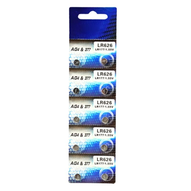 Pack Of 10 AG0/LR521 AG1/LR621 AG3/LR41 AG4/LR626 AG13/LR144 AG10 Alkaline Button Battery 1.55VCoin Cell For Electronics