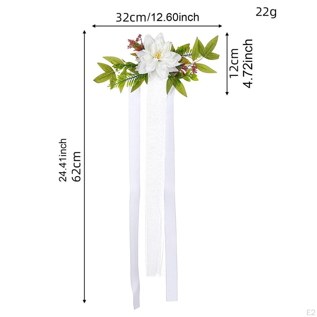 Aisle Bench Flower Arrangement Flowers for Chairs Wedding Decorations Banquets