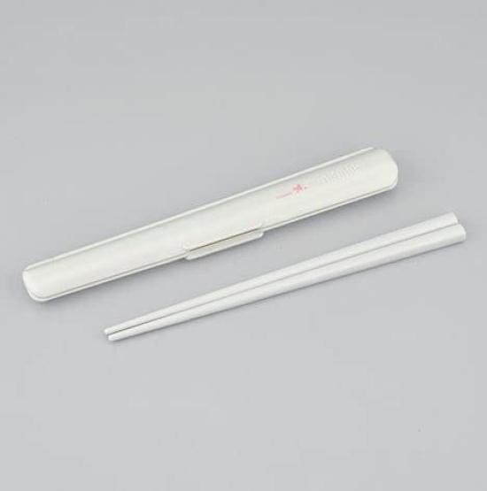 

Thermos Chopsticks and Chopstick Case Beige Pink DBQ-250 Set, розовый