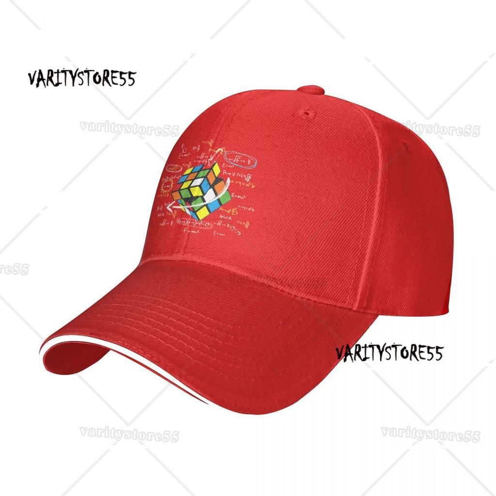 Math Rubik Rubics Player Cube Baseball Caps Casual Math Lovers Sandwich Hats Unisex Women Adjustable Caps Hat Sport