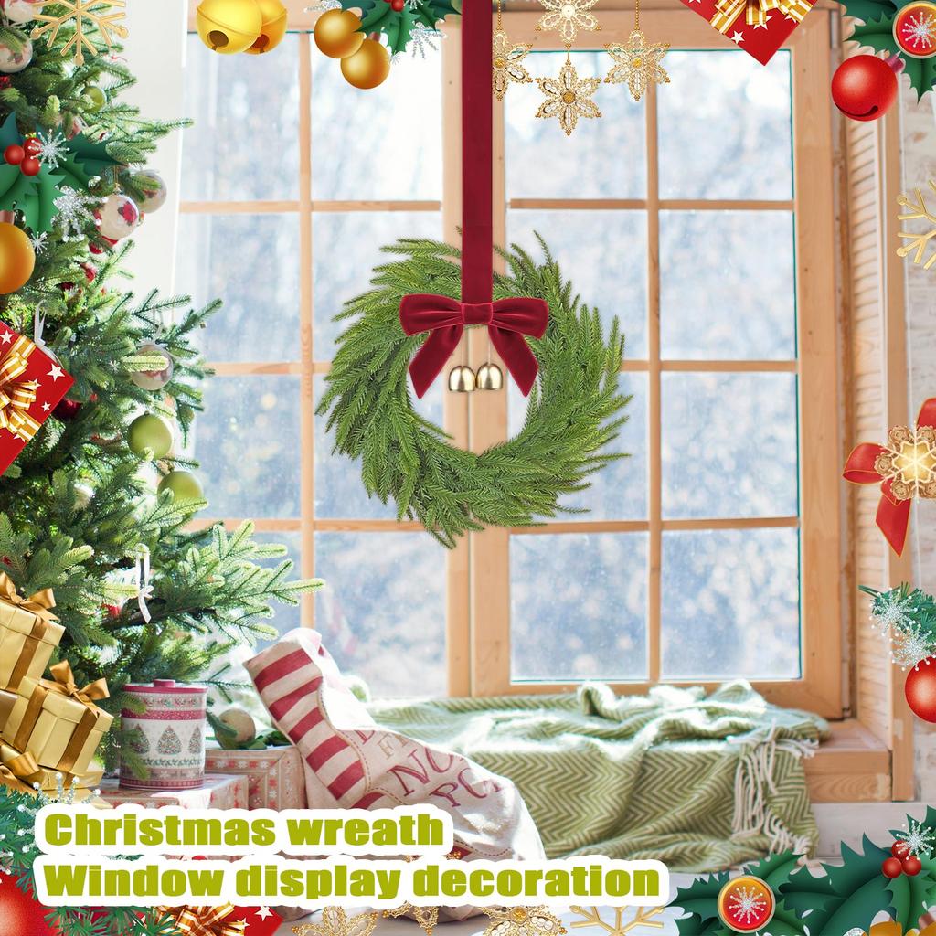 Christmas Decorations Garland Window Displays Door Hangings Venue Arrangements Christmas Wreaths Rattan Wreaths