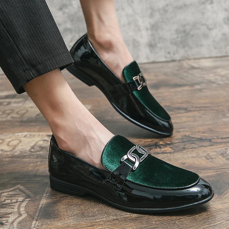 Markowe Męskie Skórzane Formalne Buty Biznesowe Męskie Biurowe Płaskie Buty Oxford Oddychające na Imprezę Ślub Rocznicę 2024