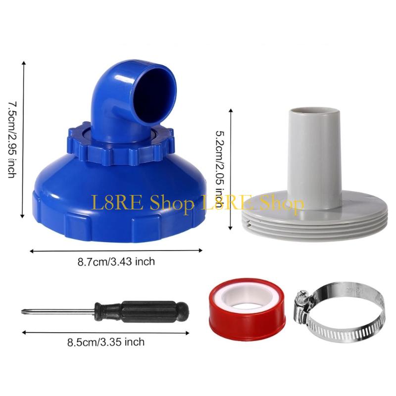 L8RE Easy Installation Pool Return Jets Nozzle Replacement Pool Nozzle Plastic Swimming Pool Accessories Pool Inlet Fitting