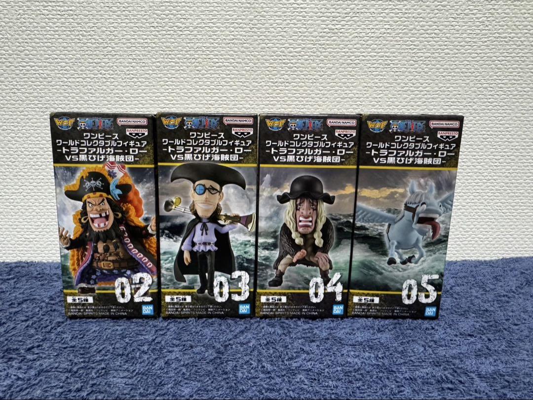 

[USED] One Piece World Collectible Figure Blackbeard Pirates Set 02-05
