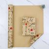 Reindeer Design Holiday Wrapping Paper Large Roll Christmas Gift Wrap Supplies Uses For Festive Party