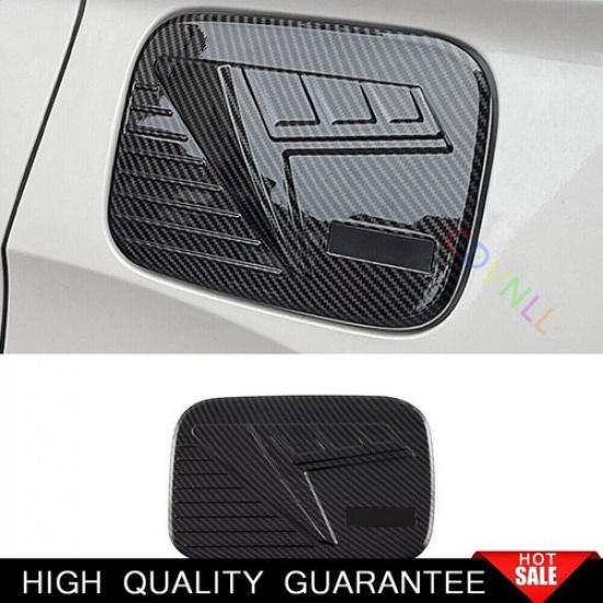 Gas Tank Cap Cover Fuel Filler Cover For Honda CR-V -2024 ABS Carbon Fiber