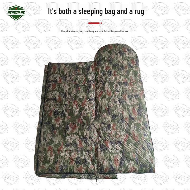 5325 Camouflage Down Envelope Sleeping Bag