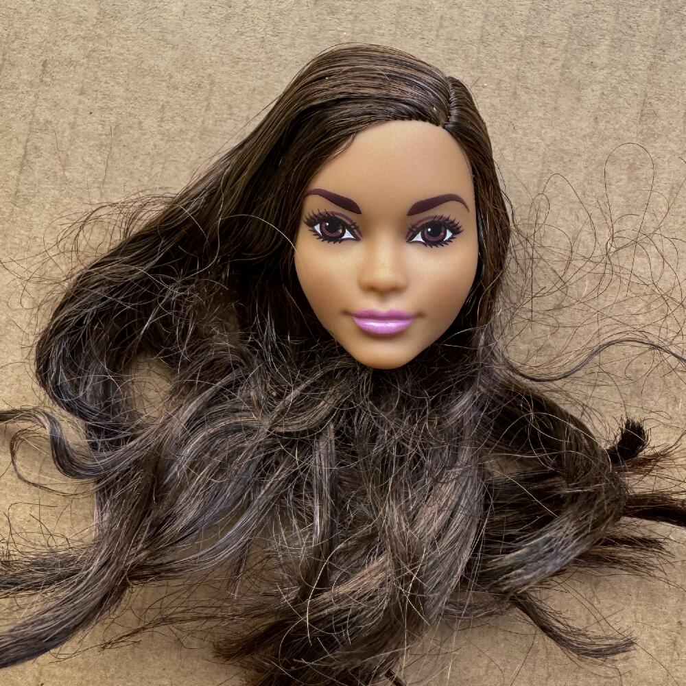 1/6 Doll Heads Rare Face White Beige Brown Skin Tone