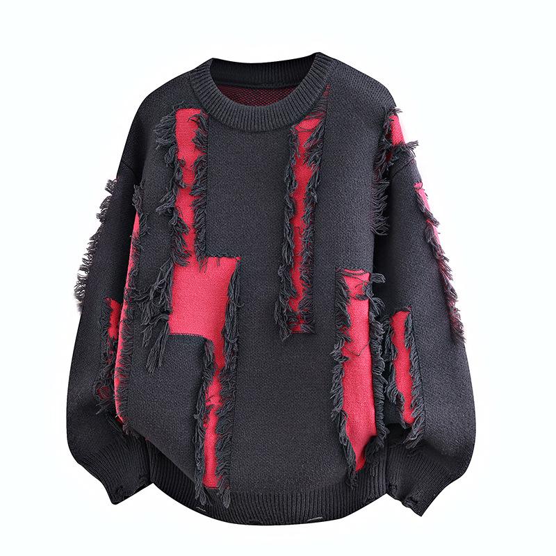 2025 Men's Winter Korean Style Round Neck Knit Pullover