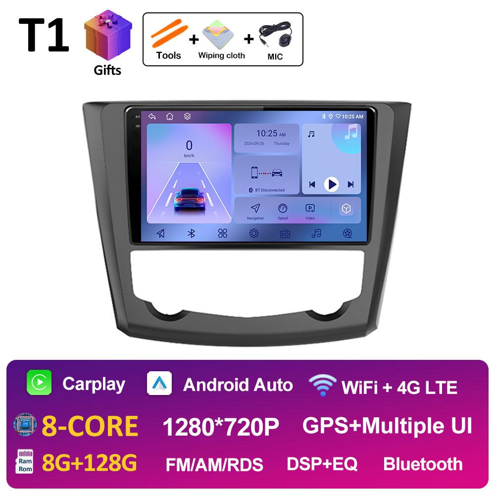 GPS Navigation Android14 For Renault Kadjar 2015 2016 2017 2018 2019 Wireless Carplay Autoradio QLED IPS Screen WIFI Accessories