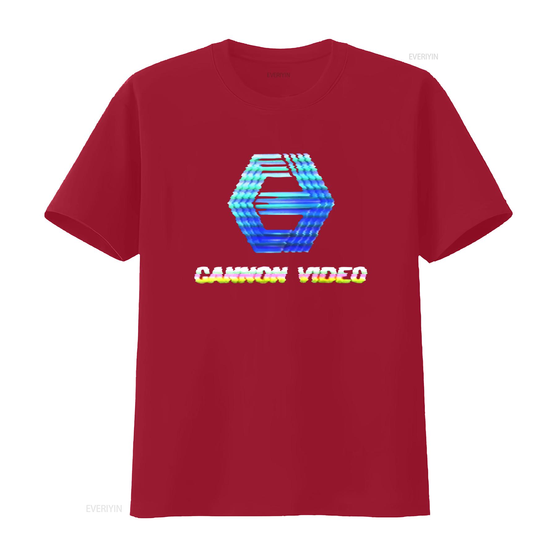 Cannon VHS Logo T Shirt Retro Video Design for Vintage Lovers vintage Washed Slightly Unisex Soft Top For Everyday Wear S
