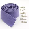 3.8cm Colored Polyester Cotton Webbing for Bags & Clothing - Edging Tape & Shoulder Strap Ribbon