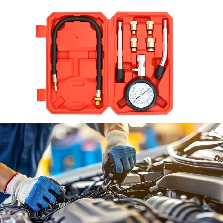 Professional Engine Compression Tester Metal Housing Enhances Sealing for Precise Automotive Diagnostics