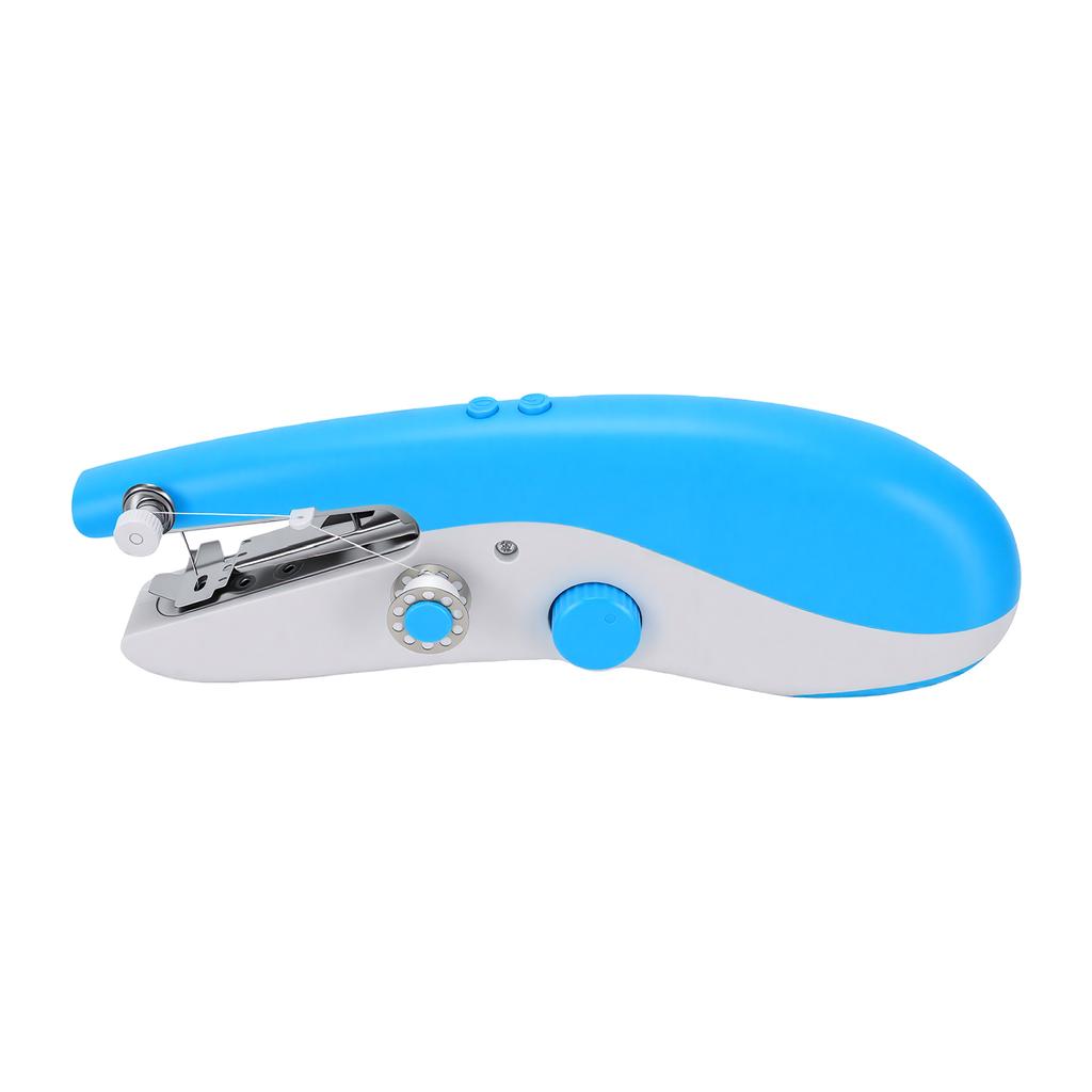 Portable Handheld Sewing Machine Mini Sewing Tool with 2 Speeds Control Dual Power Supply Built in Work Light for