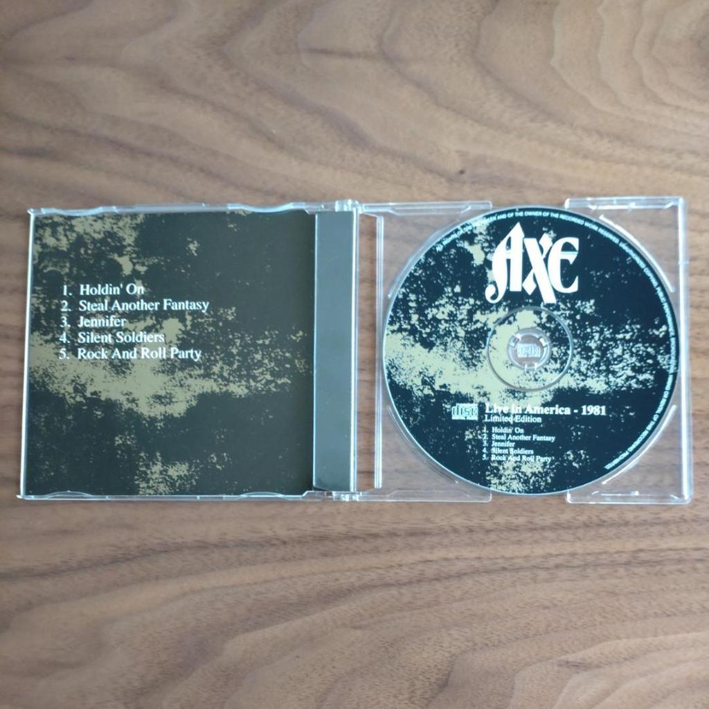 [USED] AXE LIVE IN AMERICA -1981- Limited Edition (unreleased in Japan)
