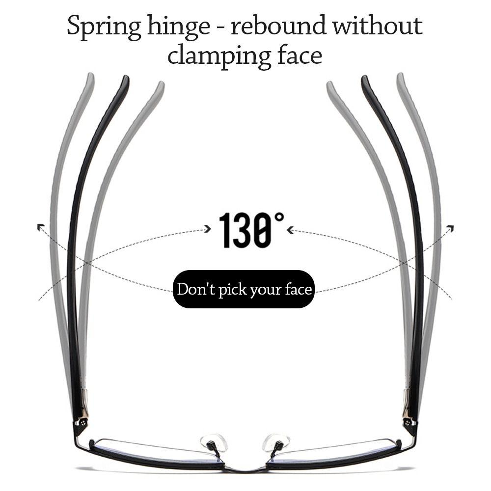 Business Lesebrille Presbyopie Ultraleichte Brille Metallrahmen Augenschutz Frauen Lesebrille