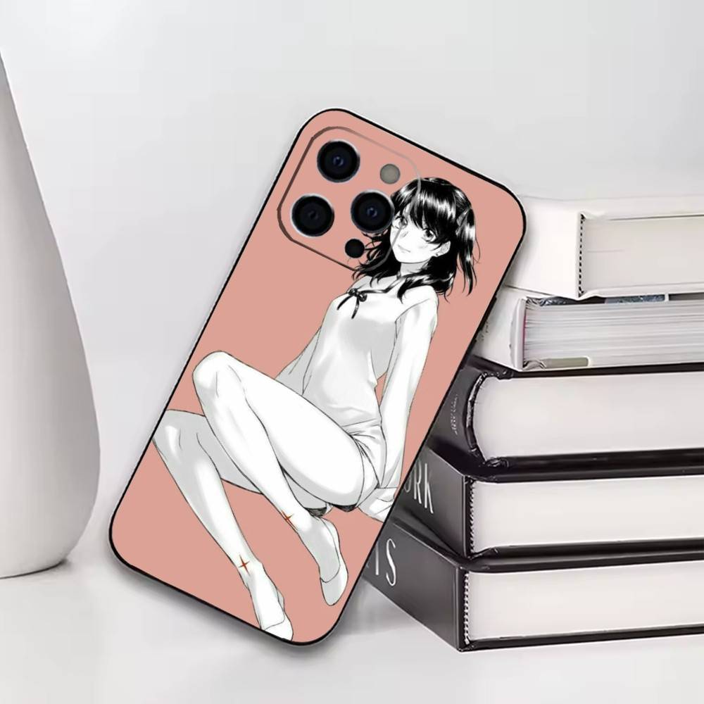 Black Rock Shooter Lenalee Lee Phone Case For iPhone17,16,15,14,13,12,11 Plus,Pro Soft Silicone Black Case iPhone15pro