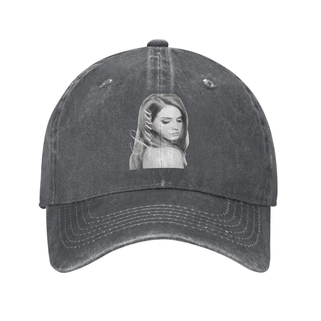 Lana Del Rey Baseball Cap Sun  Hiking Fishing Adjustable Washed Hip Hop Hats Female Male Y2k Funny Print Snapback Cap