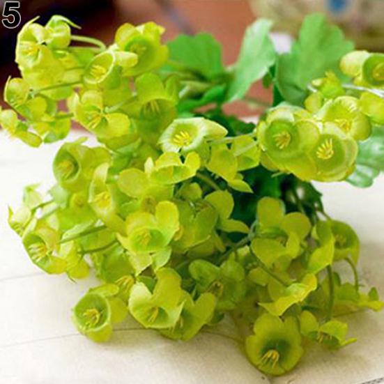 1 x Buchet/60 de capete decor artificial pentru petrecere de nuntă, frunze de flori de campanulă